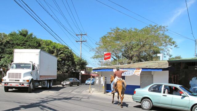 Traffic jam in Piedades