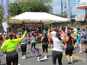 Zumba in the street!