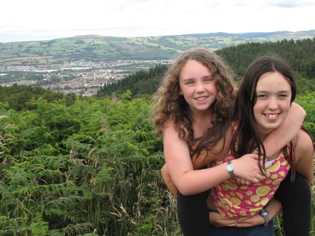 on Caerphilly mountain