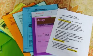 Papers for Wales trip